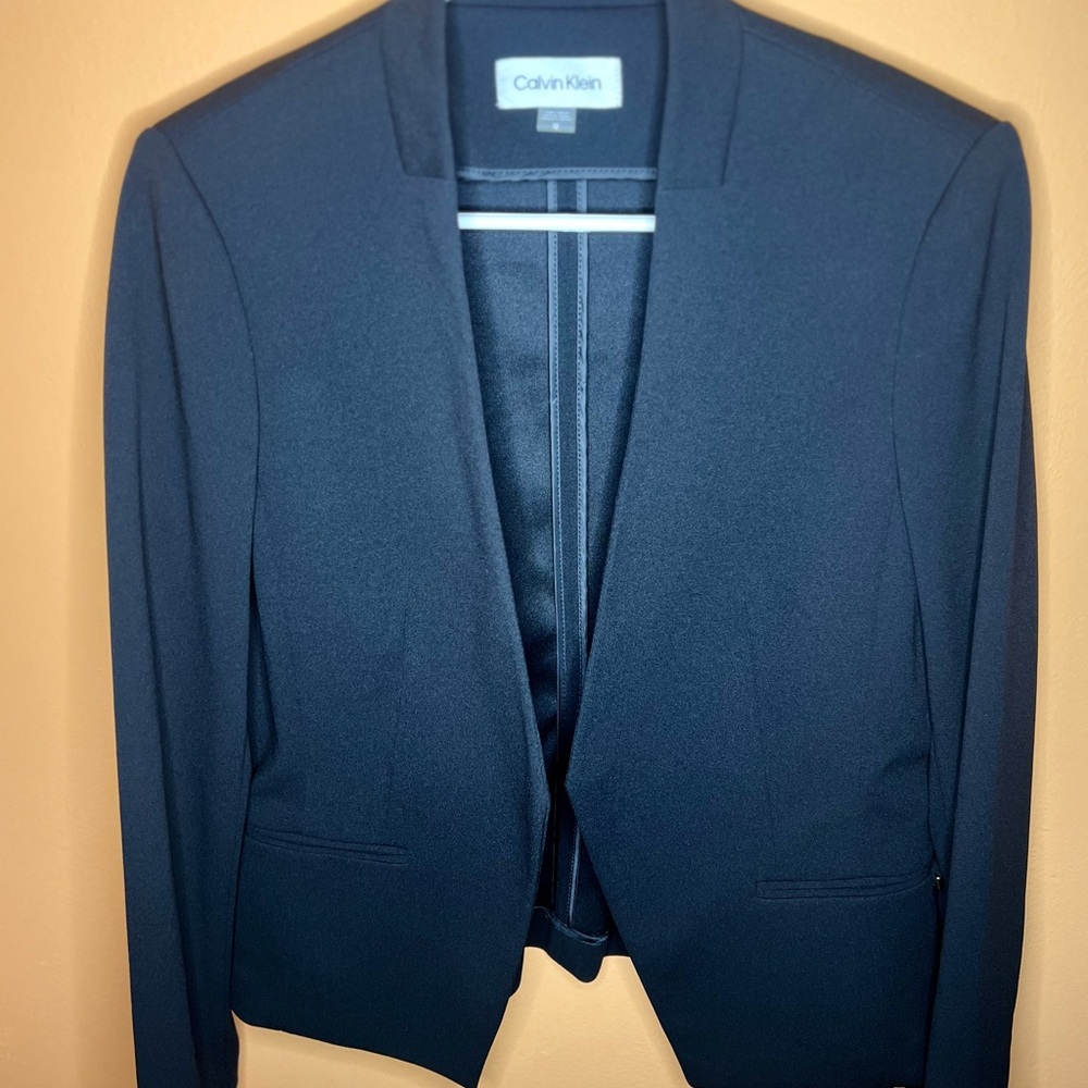Calvin Klein Women's Navy Blazer
